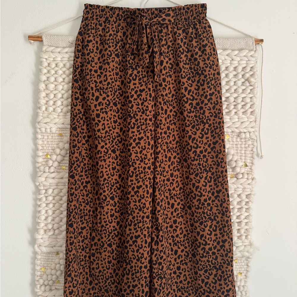 Sienna Sky Brown Leopard Print Pants